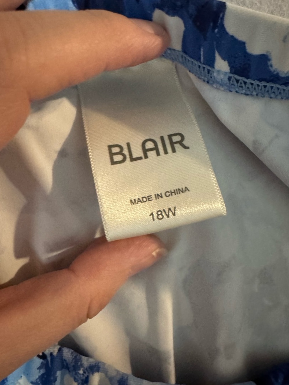 Blair White and Blue Floral Mini Skirt - Picture 2 of 5